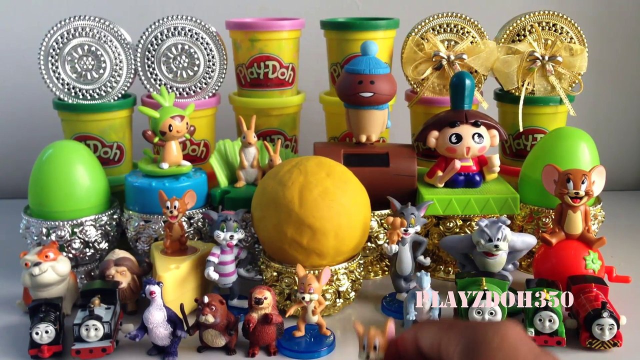 Disney, Tom and Jerry with Ice Age and Thomas with Friends,Play Doh with Toys, Surprise Eggs Video, Videos for Kids