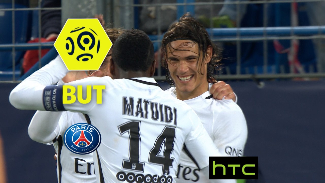 But Edinson CAVANI (38ème) / SM Caen - Paris Saint-Germain - (0-6) - (SMC-PARIS) / 2016-17