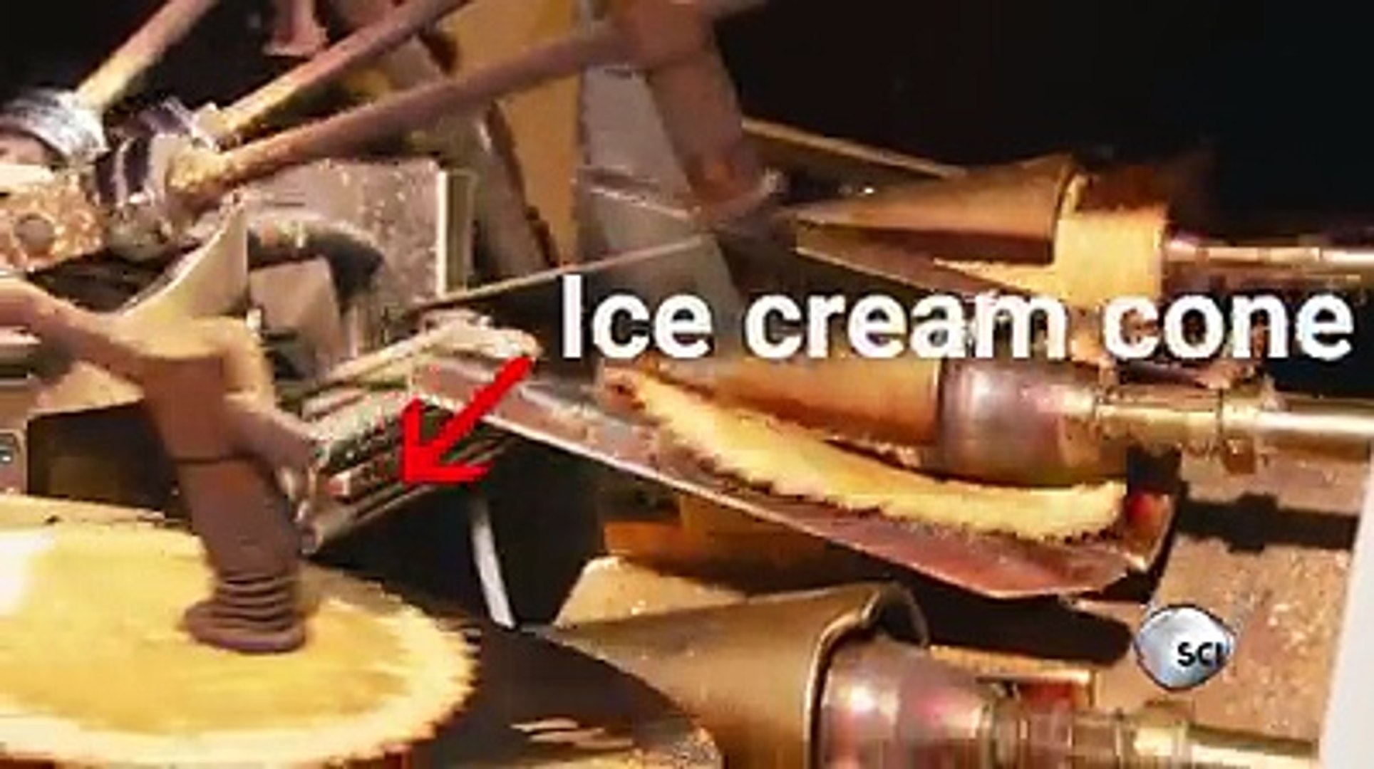 This is how Ice Cream Cones are Made.