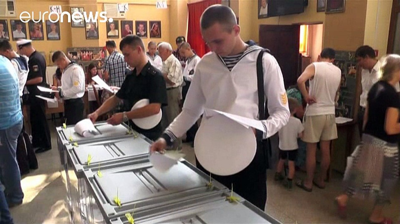Crimea votes in Russian parliamentary elections amid protests from Ukraine