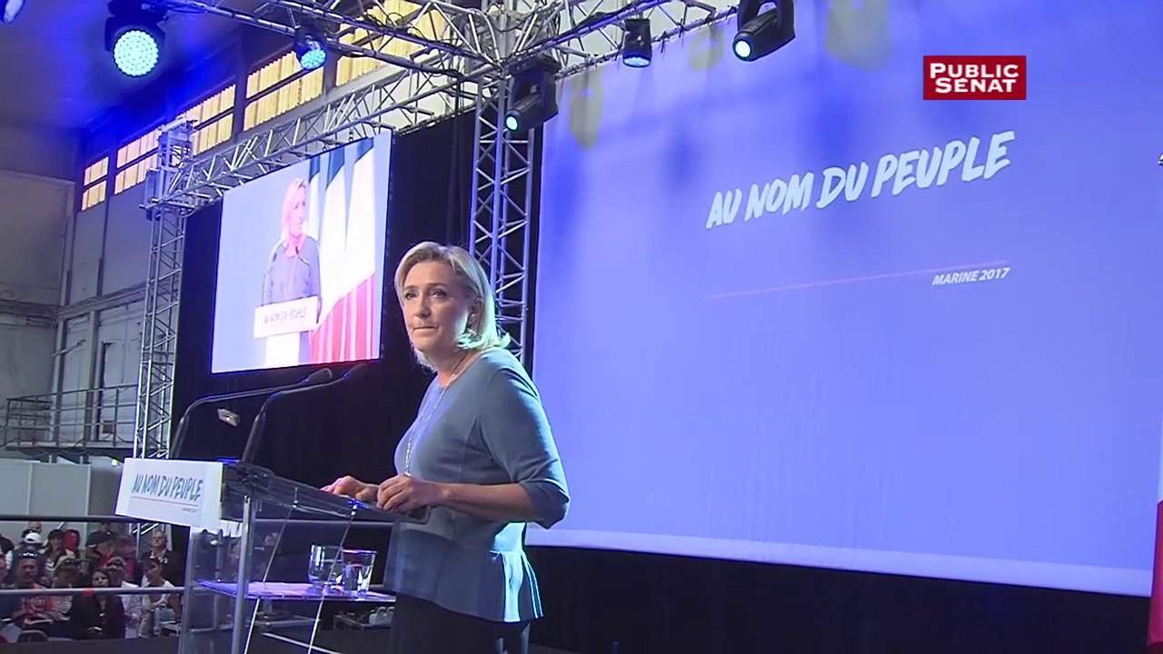 Marine Le Pen se veut la candidate du « peuple » et de « la France libre »