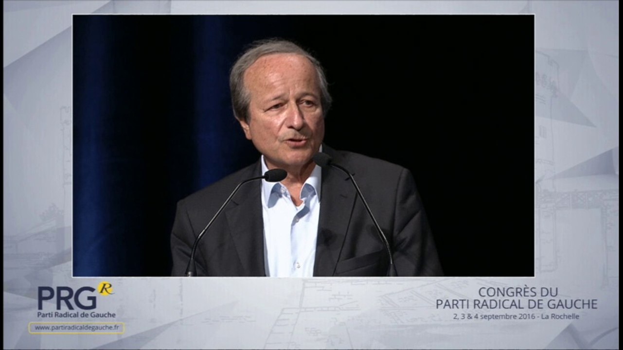 Congrès PRG 2016 - Discours de Roger Gérard Schwartzenberg