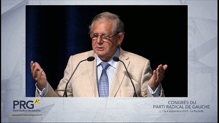 Congrès PRG 2016 - Discours de Jacques Mézard