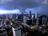 Funnel Cloud Forms Over Mexico City