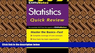 different   CliffsNotes Statistics Quick Review, 2nd Edition (Cliffsquickreview)