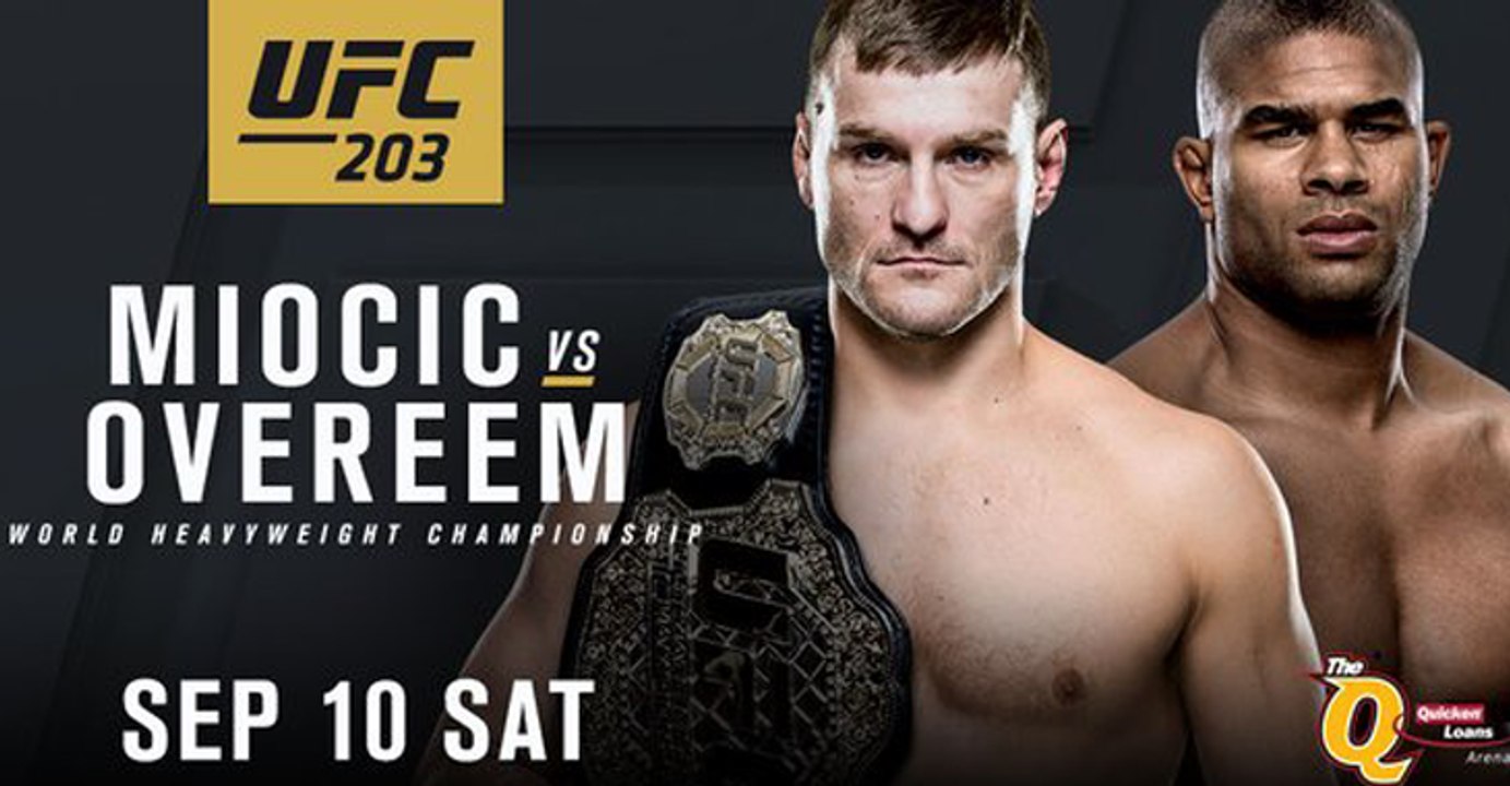 UFC 203 Stipe Miocic vs Alistair Overeem FULL FIGHT | HD