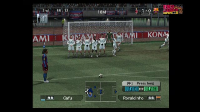 Renega Play: PES 5 - Barcelona X Milan (PS2)
