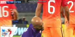 Edin Dzeko Incredible Shot Chance - Fiorentina vs AS Roma - Serie A - 18/09/2016