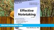 there is  Effective notetaking 2nd ed: Strategies to help you study effectively