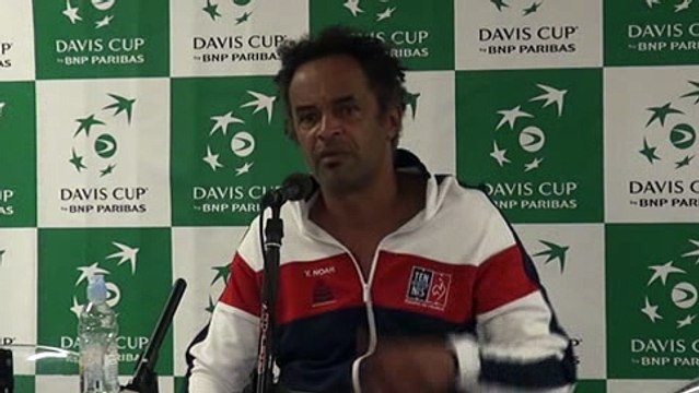 Coupe Davis 2016 - Yannick Noah amer, déçu mais ému par l'attitude de Richard Gasquet