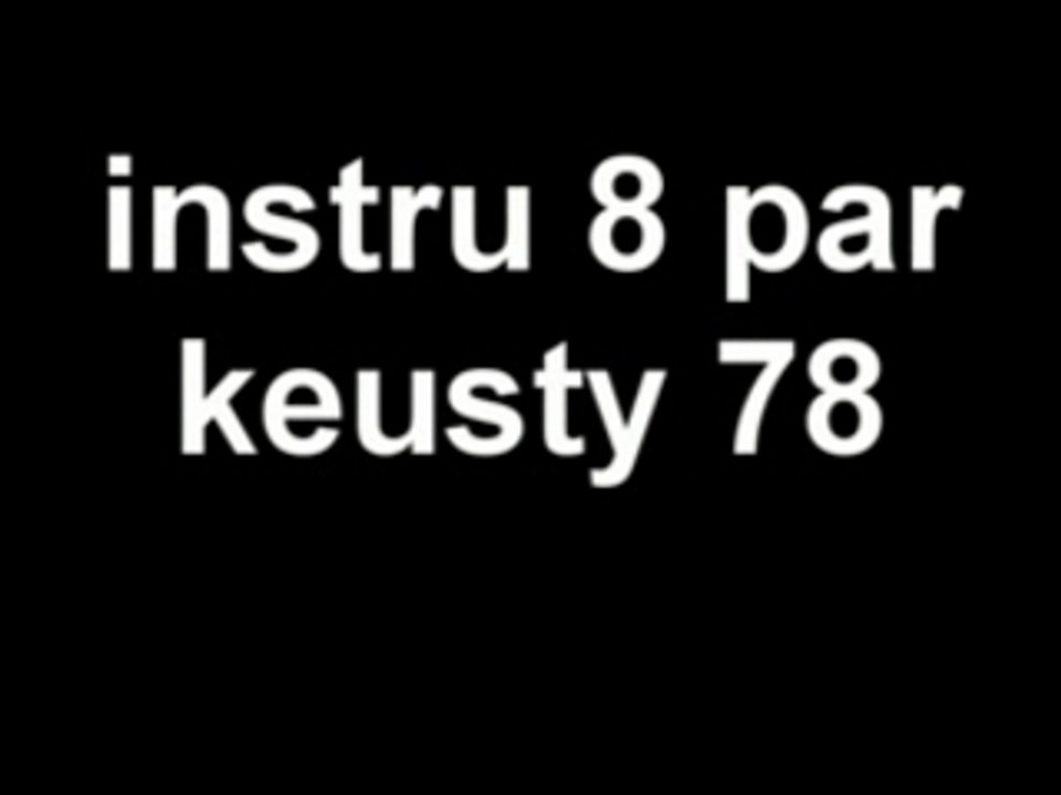 instru 8 par keusty lyric attitude 78 les mureaux