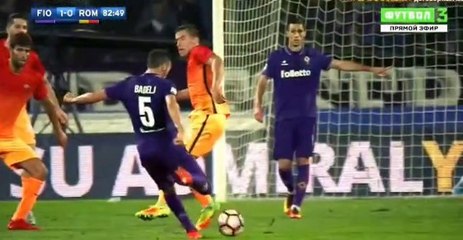 Milan Badelj Goal HD - Fiorentina 1-0 AS Roma - 18-09-2016