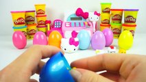 Opening Hello Kitty Surprise Eggs Hello Kitty Fun Toys by Disney Collector DTC