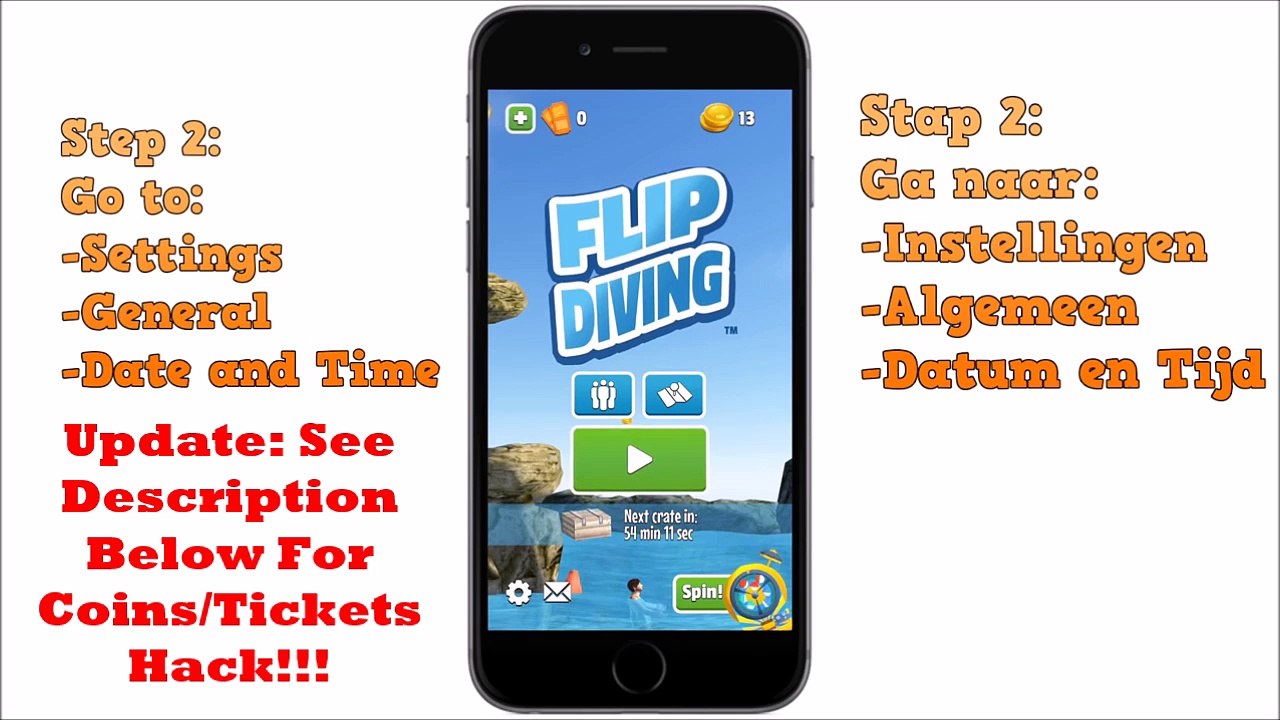 Flip Diving Cheats
