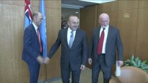 Dışişleri Bakanı Mevlüt Çavuşoğlu BM Genel Kurul Başkanı Peter Thomson ile İkili Görüşme...