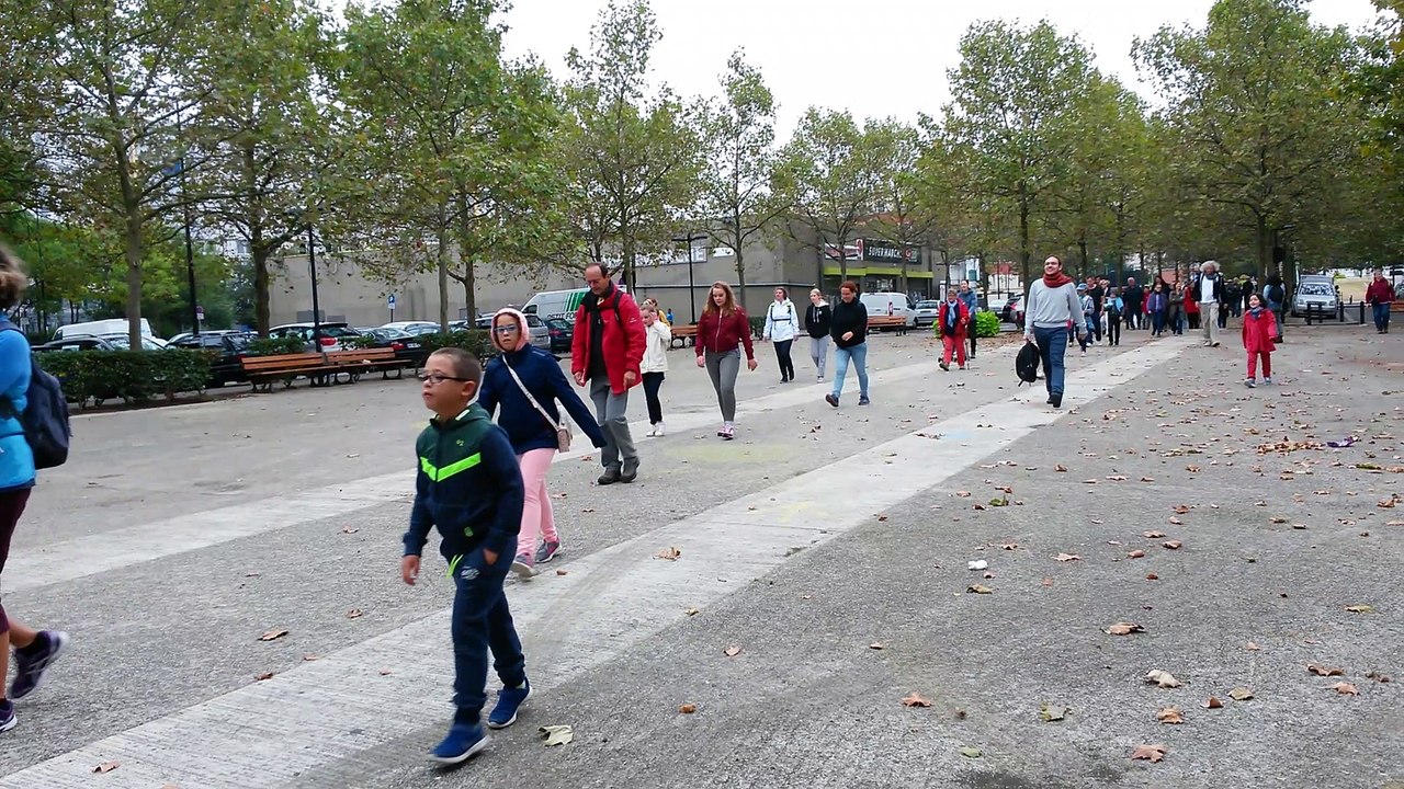 Transhumance des moutons à Saint-Denis, départ de Franc Moisin