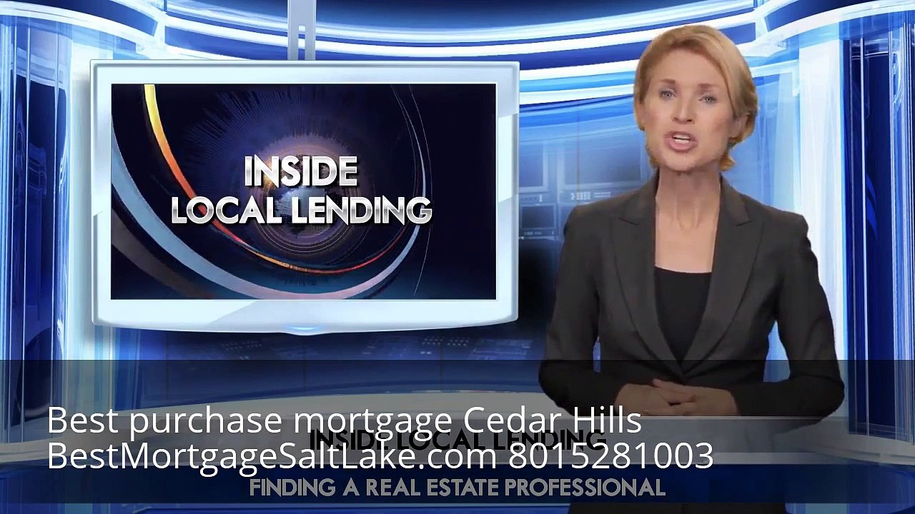 FHA Purchase Loan  Cedar Hills