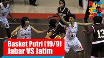 Bola Basket - (Putri) Jabar vs Jatim, Senin (19/9)