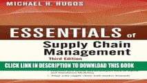 [PDF] Essentials of Supply Chain Management, Third Edition Popular Colection