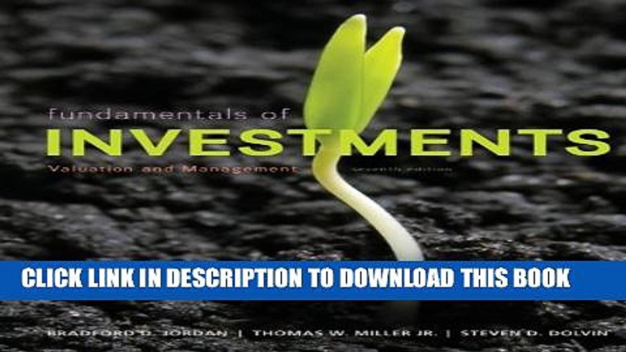 [PDF] MP Fundamentals of Investments with Stock-Trak card Full Online