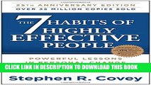 [PDF] The 7 Habits of Highly Effective People: Powerful Lessons in Personal Change Popular Colection