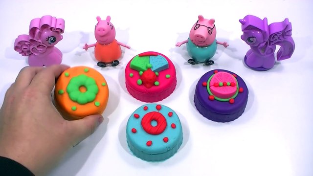 Play Doh Cake - Cars toys kinder surprise eggs peppa pig español toys - Fun video for kids