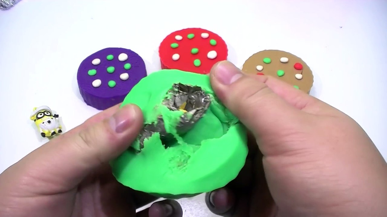 Play Doh Cake - Kinder surprise eggs inside out peppa pig español toys - Creative video for kids