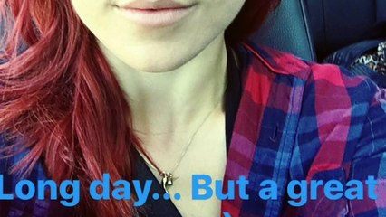 Sharna Burgess instastory 9-18-16