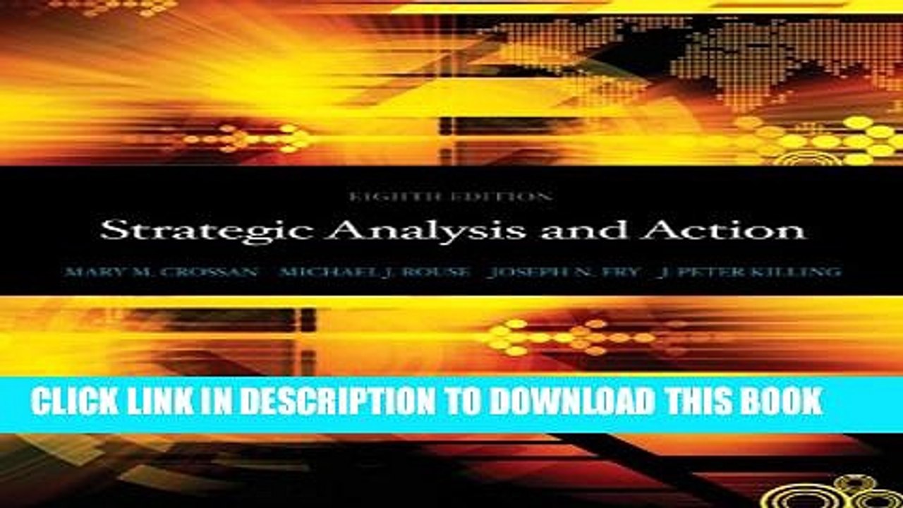 [PDF] Strategic Analysis and Action (8th Edition) Full Online