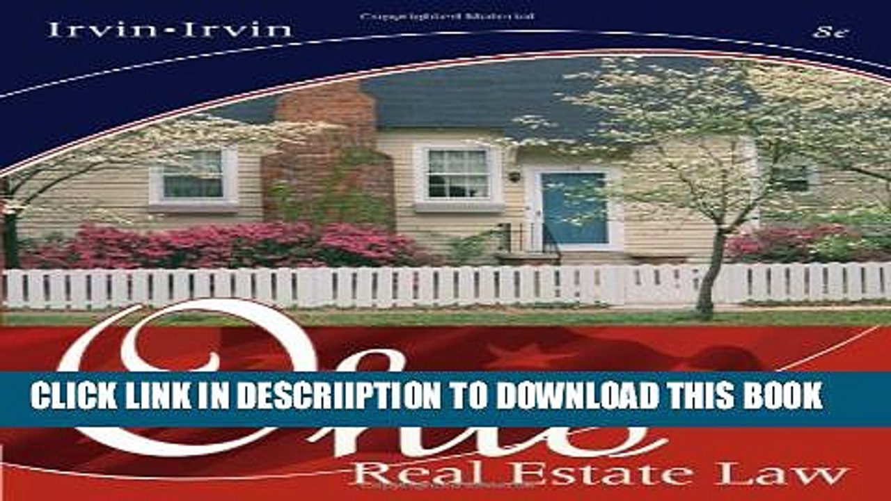 [PDF] Ohio Real Estate Law Full Online