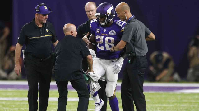 AP: Peterson Injury Crushing for Vikings