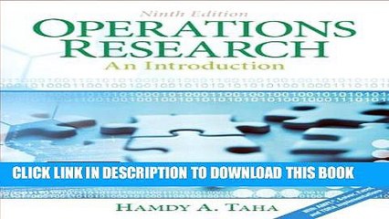 [PDF] Operations Research: An Introduction (9th Edition) Full Online