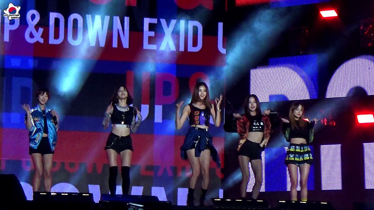 EXID (이엑스아이디) - Up & Down (위아래) - Sky Festival 2016 Incheon Airport - 160903 - 직캠