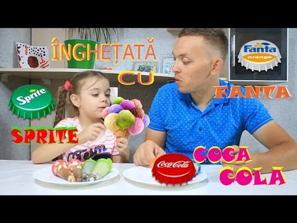 Înghețată #2 cu Coca Cola, Fanta și Sprite/Ice Cream # 2 Coca Cola, Fanta and Sprite
