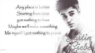 Justin Bieber- Fast Car - (Tracy Chapman) Lyrics