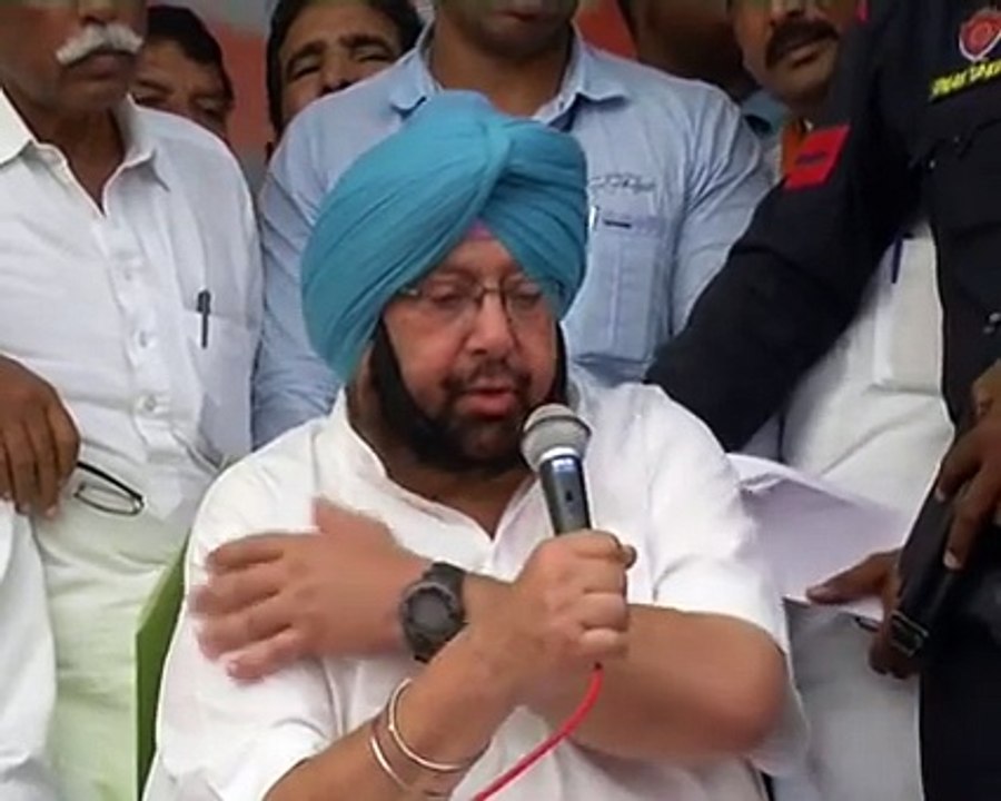 Captain Amarinder Singh Talking on Navjot Singh Sidhu and Sucha Singh Chhotepur