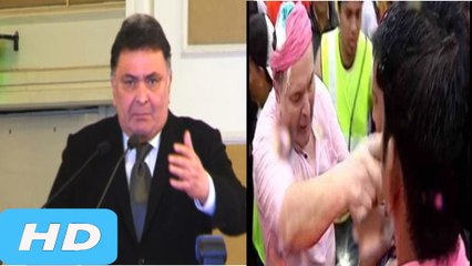 Rishi Kapoor Clarifies On Reporter Slap Controversy