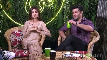 What Sajjal & Feroz Replied When Host About Their Engagement