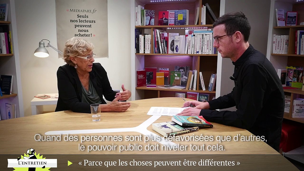 Manuela Carmena, maire de Madrid : «Parce que les choses peuvent être différentes»