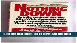 [PDF] Nothing Down: How to Buy Real Estate With Little or No Money Down Popular Colection