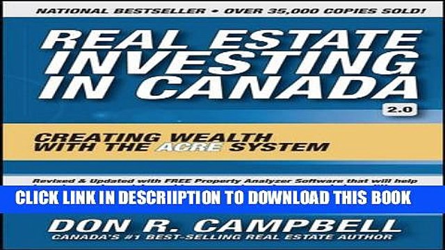 [PDF] Real Estate Investing in Canada: Creating Wealth with the ACRE System Popular Colection