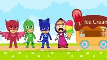 Spiderman & Masha Gumball parody - PJ Masks Lollipop-Balloon Cartoons 2016