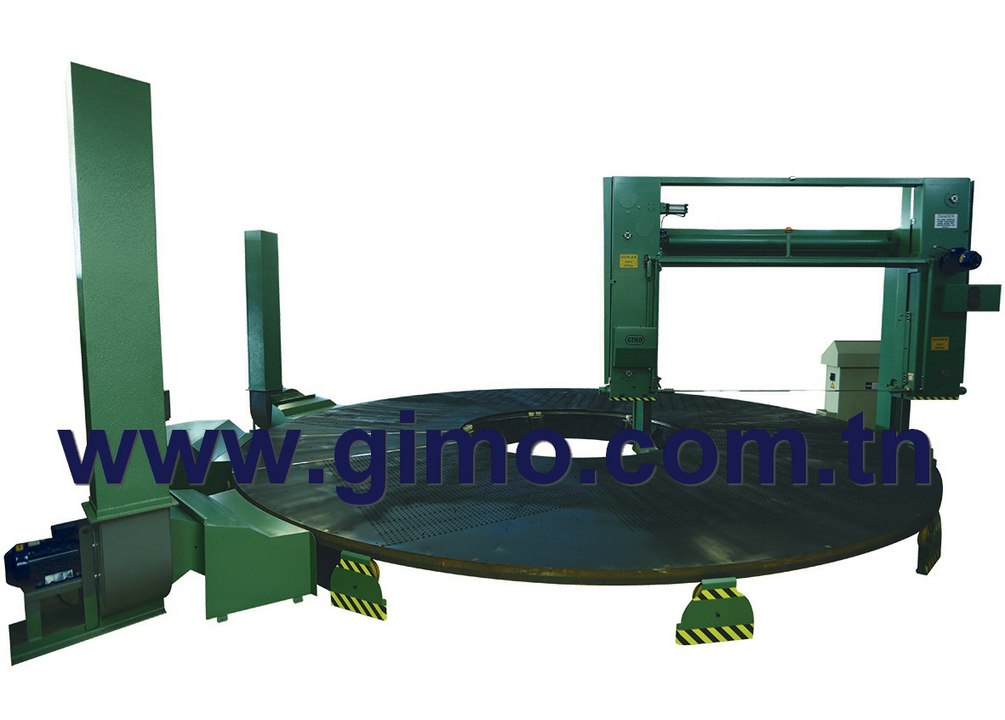 Horizontal cutting foam machine with rotating table BA-S214 -Machine horizontale à table tournante BA-S214