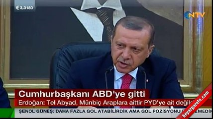Cumhurbaşkanı Erdoğan, ABD ziyareti öncesi konuştu