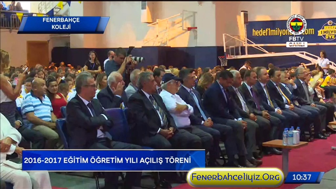 Başkanımız Aziz Yıldırım Fenerbahçe Eğitim Kurumları eğitim yılı açılışında konuştu.