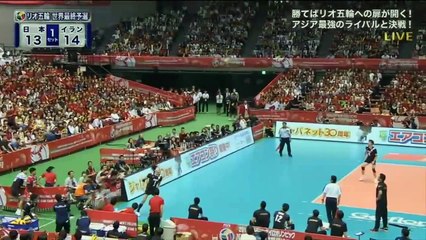 [Highlights] Milad EBADIPOUR Iran vs Japan 2016 Men's Volleyball Olympic Rio Qualification-XI7c1Erh5QM