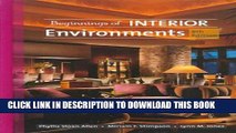 [PDF] Beginnings of Interior Environment (8th Edition) Popular Online