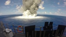 Navire de guerre VS engin explosif de 4,5 tonnes