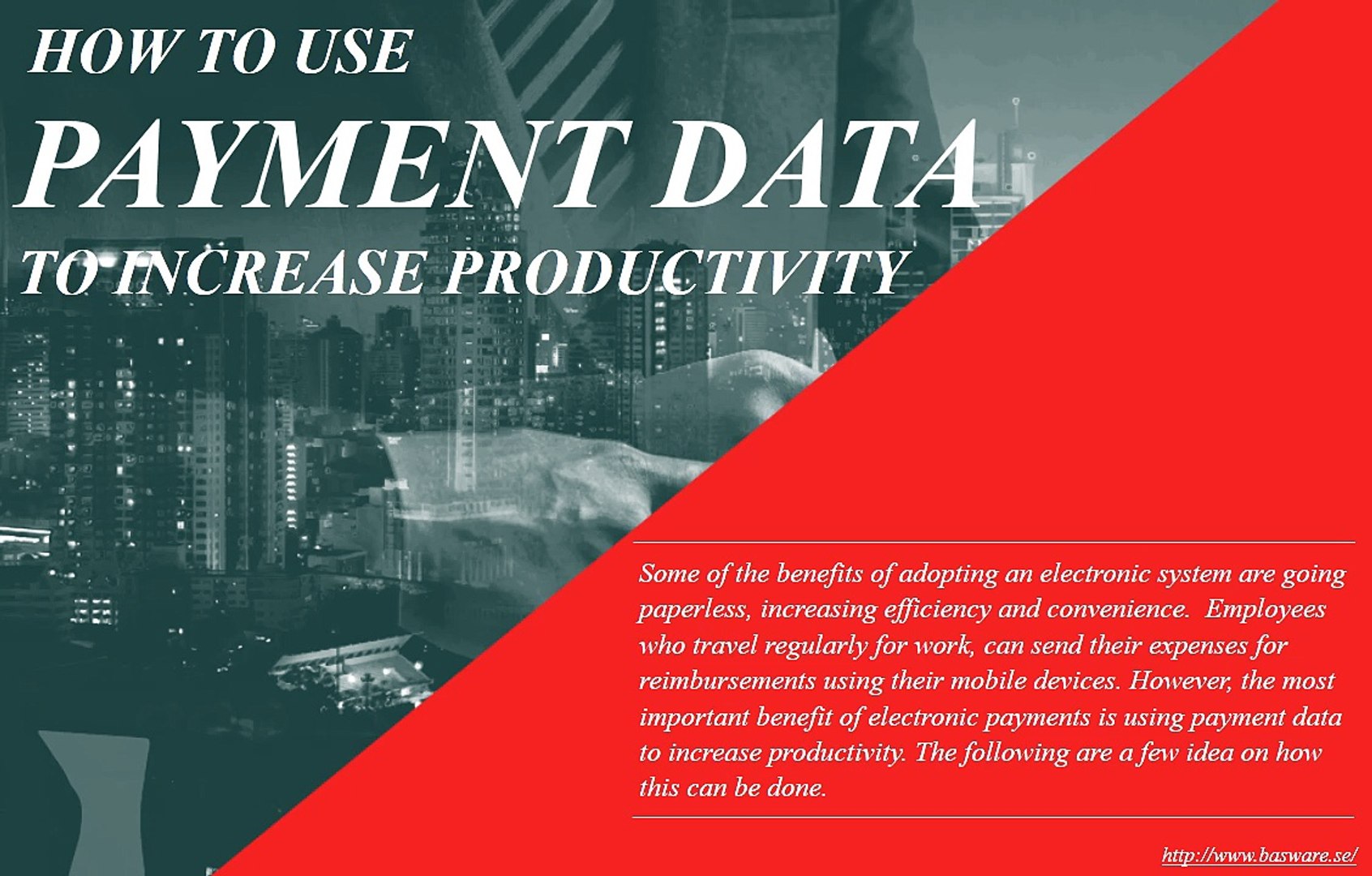 ⁣Increase Overall Company Productivity with Payment Data