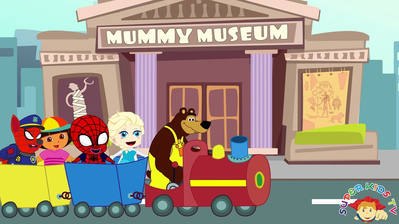 Spiderman and Paw Patrol Makeup Mummy new Episodes Cartoons NetWork For Children 2016